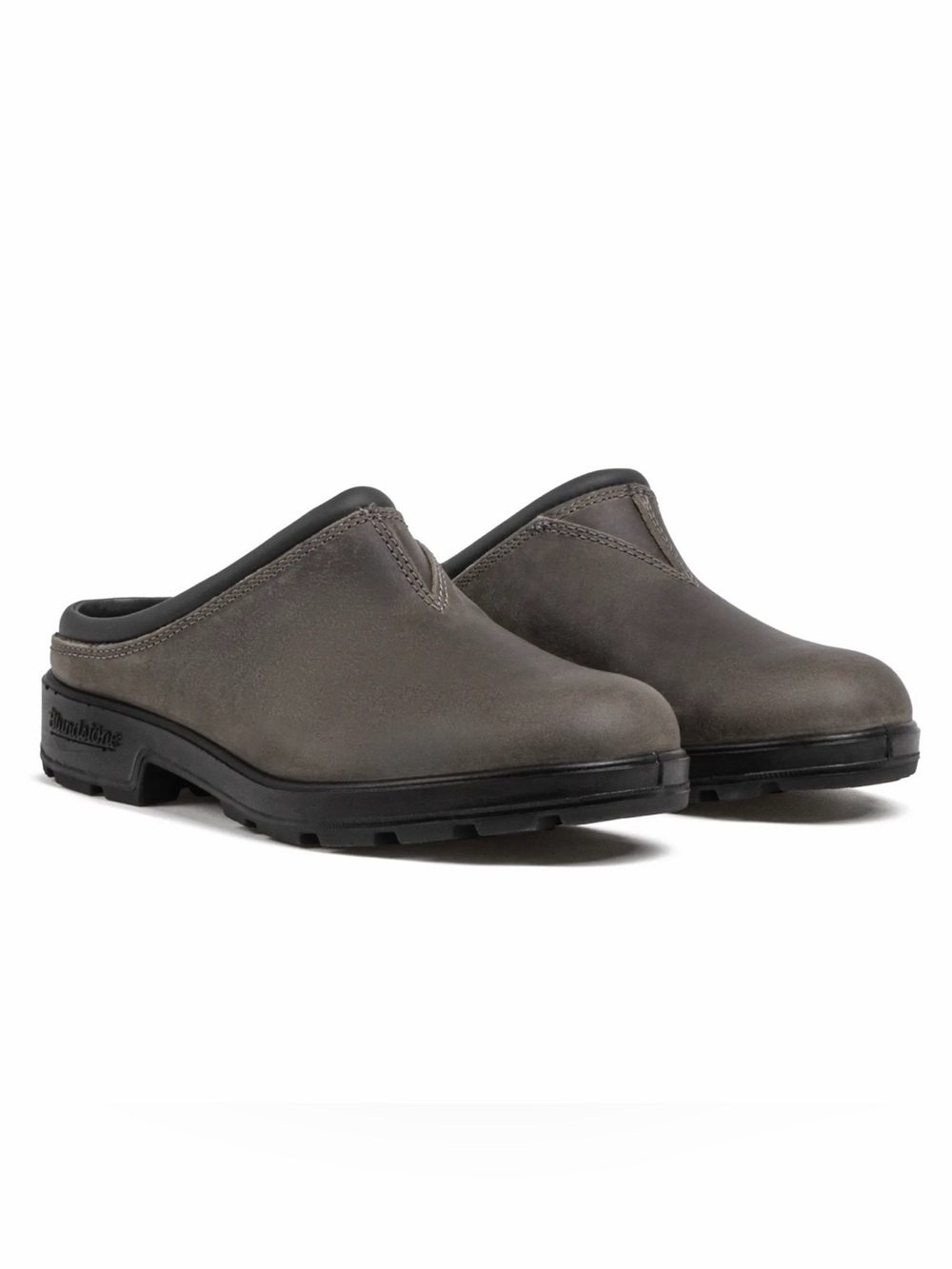 Blundstone 2420 Clogs Men's 10 Rustic Black Leather Slip On Casual Shoes